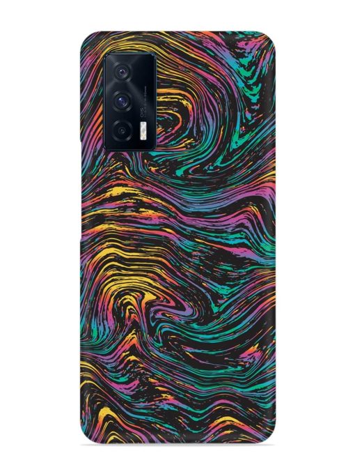 Abstract Liquid Colors Snap Case for Iqoo 7 (5G) Zapvi