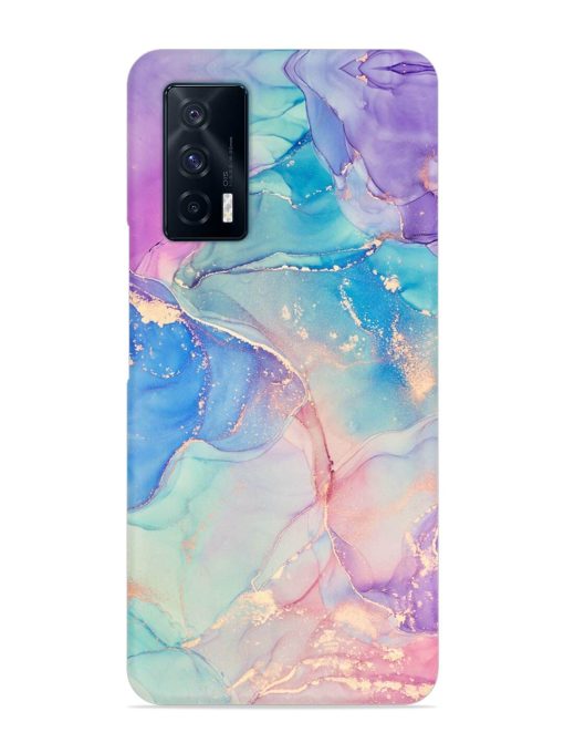 Alcohol Ink Colors Snap Case for Iqoo 7 (5G) Zapvi