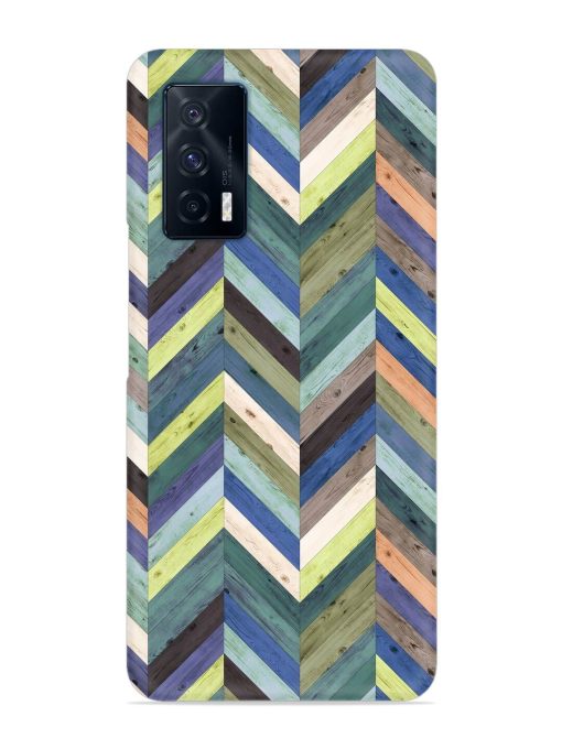 Chevron Random Color Snap Case for Iqoo 7 (5G) Zapvi