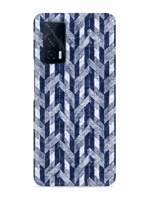 Abstract Herringbone Motif Snap Case for Iqoo 7 (5G)