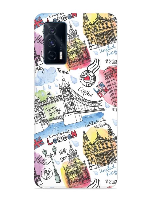 Vector London Landmark Snap Case for Iqoo 7 (5G) Zapvi