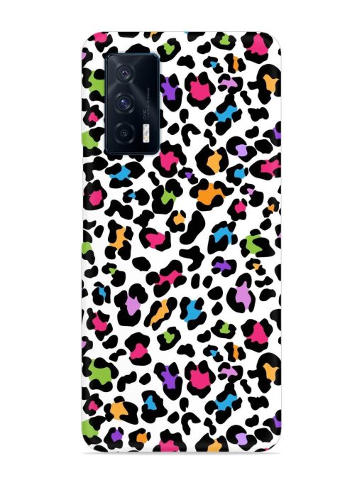 Seamless Leopard Pattern Snap Case for Iqoo 7 (5G)