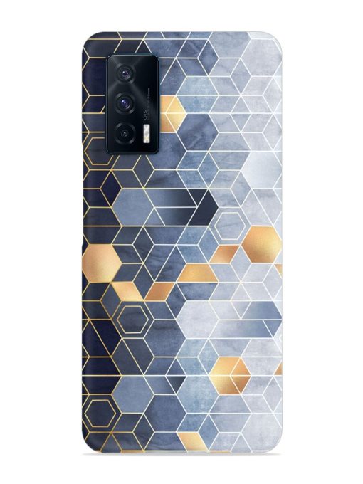 Geometric Abstraction Hexagons Snap Case for Iqoo 7 (5G) Zapvi