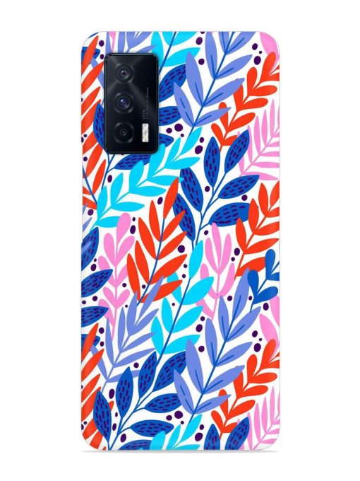 Bright Floral Tropical Snap Case for Iqoo 7 (5G)