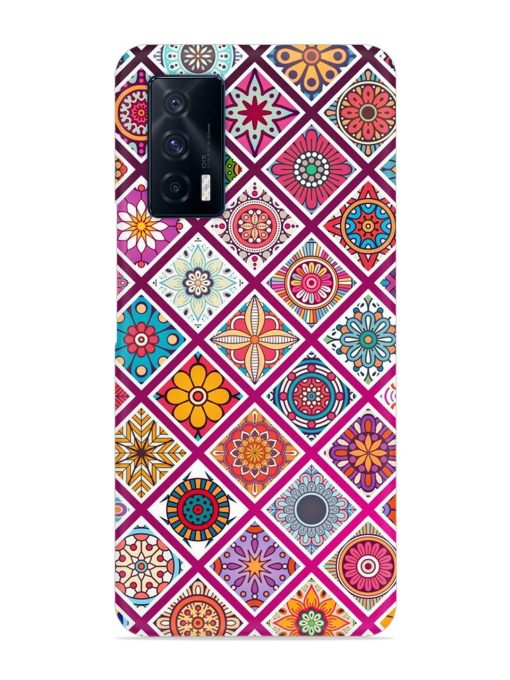 Seamless Tile Pattern Snap Case for Iqoo 7 (5G)