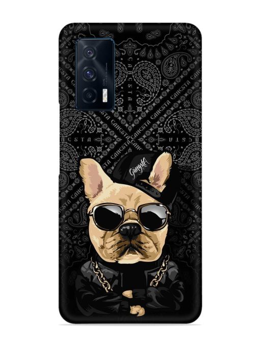 Gangsta Cool Sunglasses Dog Snap Case for Iqoo 7 (5G) Zapvi