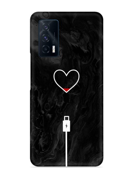 Heart Charging Vector Snap Case for Iqoo 7 (5G) Zapvi