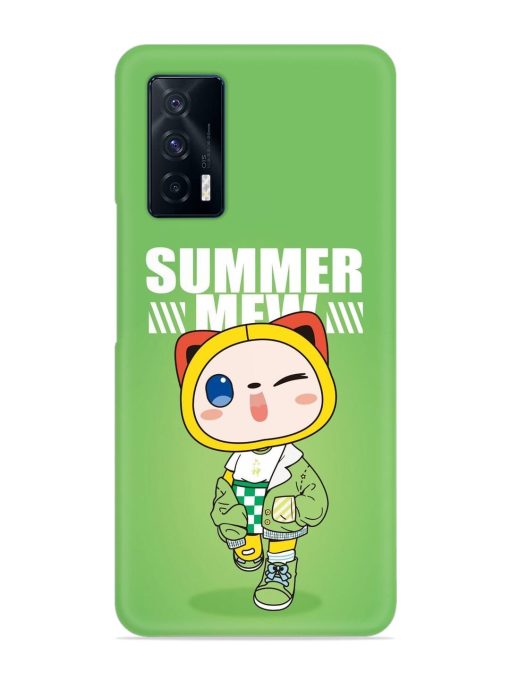 Summer Mew Snap Case for Iqoo 7 (5G) Zapvi