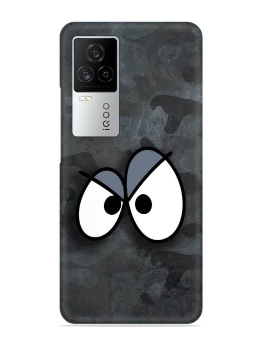 Big Eyes Night Mode Snap Case for Iqoo 7 Legend (5G) Zapvi