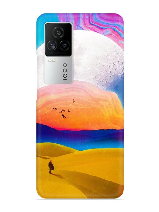 Sandy Desert Snap Case for Iqoo 7 Legend (5G) Zapvi