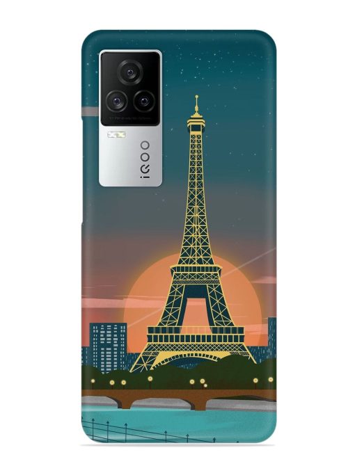 Scenery Architecture France Paris Snap Case for Iqoo 7 Legend (5G) Zapvi