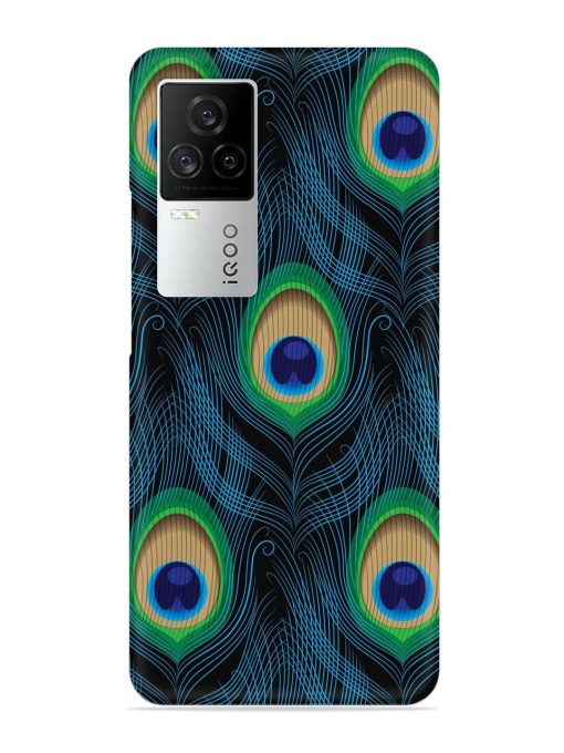 Seamless Pattern Peacock Snap Case for Iqoo 7 Legend (5G) Zapvi