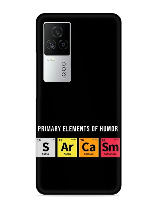 Primary Elements Humor Snap Case for Iqoo 7 Legend (5G) Zapvi