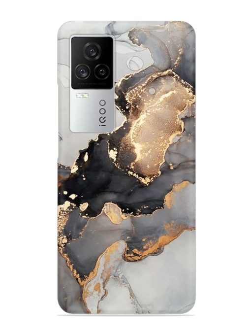 Luxury Abstract Fluid Snap Case for Iqoo 7 Legend (5G) Zapvi