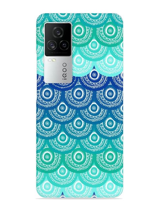 Ethnic Seamless Pattern Snap Case for Iqoo 7 Legend (5G) Zapvi