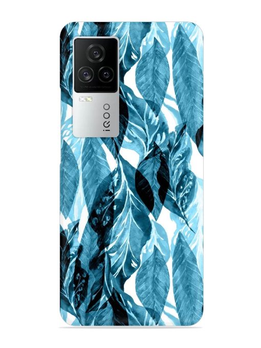 Leaves Pattern Jungle Snap Case for Iqoo 7 Legend (5G) Zapvi