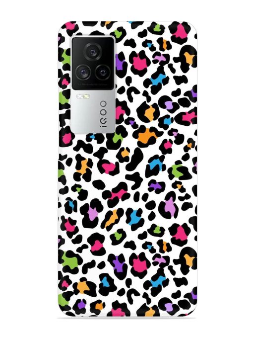 Seamless Leopard Pattern Snap Case for Iqoo 7 Legend (5G) Zapvi