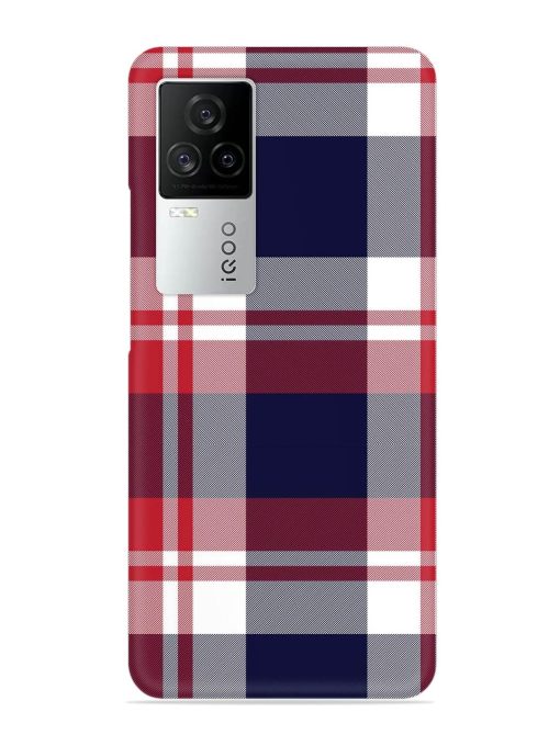 Classic Plaid Tartan Snap Case for Iqoo 7 Legend (5G)