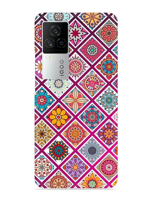 Seamless Tile Pattern Snap Case for Iqoo 7 Legend (5G) Zapvi