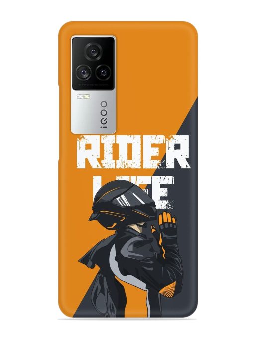 Rider Life Snap Case for Iqoo 7 Legend (5G) Zapvi