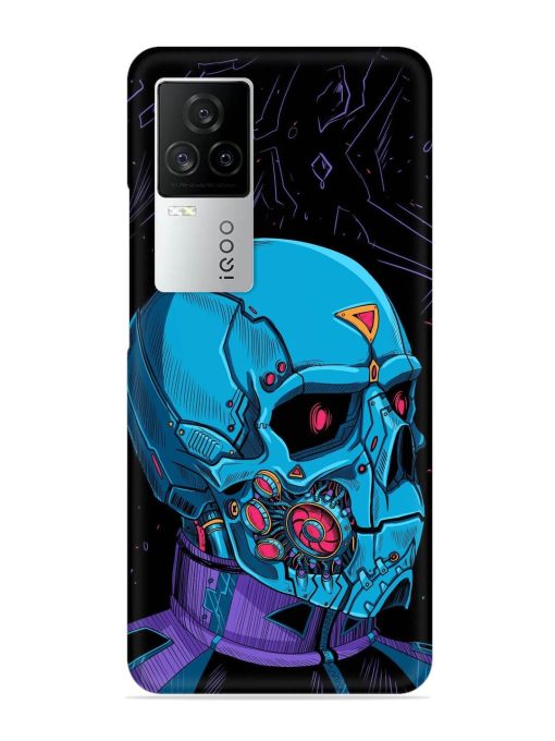 Skull Robo Vector Snap Case for Iqoo 7 Legend (5G) Zapvi