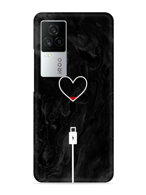 Heart Charging Vector Snap Case for Iqoo 7 Legend (5G) Zapvi