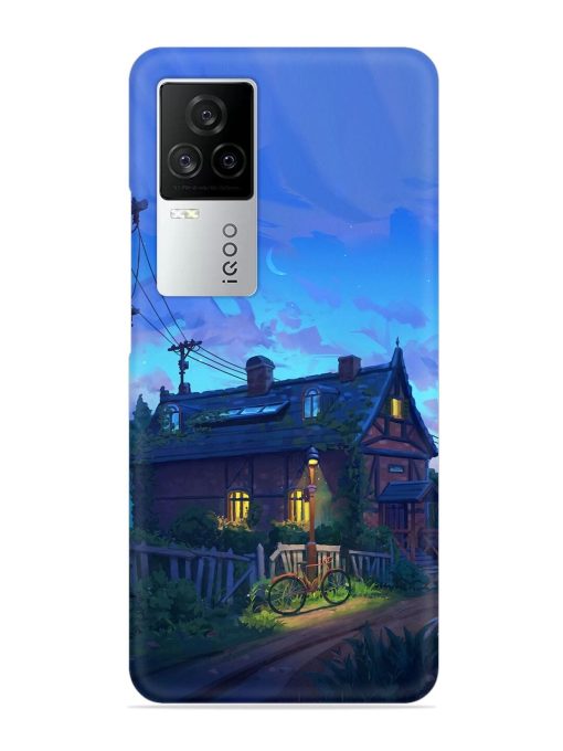 Beautiful Village House Snap Case for Iqoo 7 Legend (5G) Zapvi