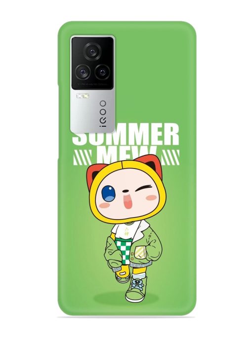 Summer Mew Snap Case for Iqoo 7 Legend (5G) Zapvi