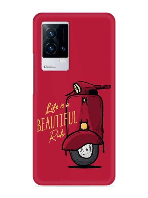 Life Is Beautiful Rides Snap Case for Iqoo 8 Zapvi