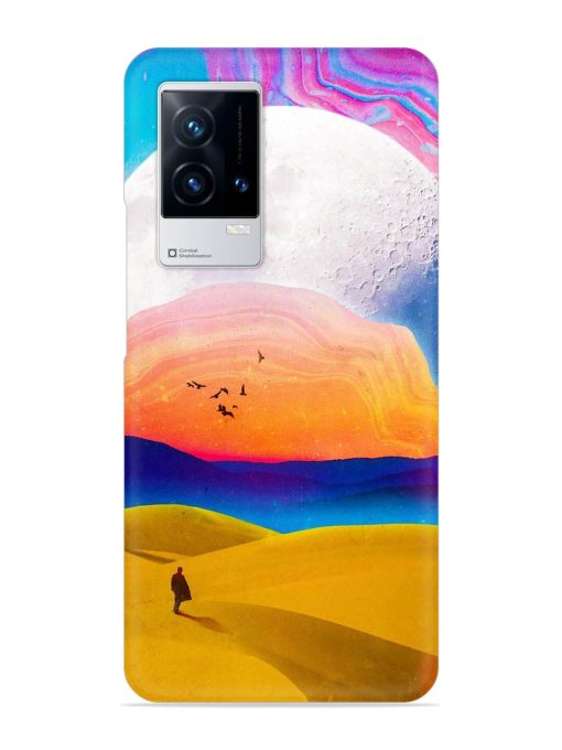 Sandy Desert Snap Case for Iqoo 8 Zapvi