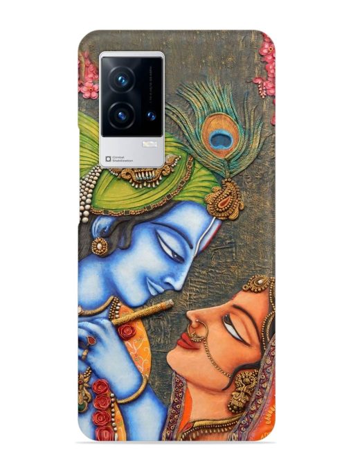 Lord Radha Krishna Flute Art Snap Case for Iqoo 8 Zapvi