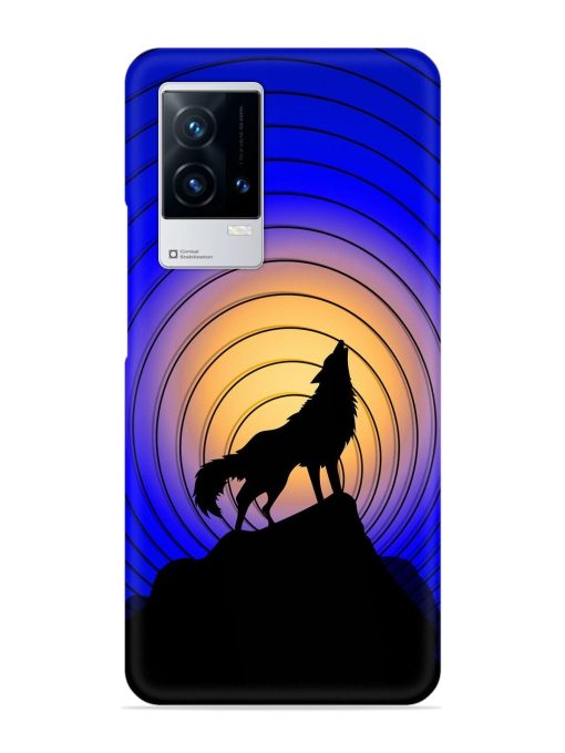 Fox Roaring Design Snap Case for Iqoo 8 Zapvi