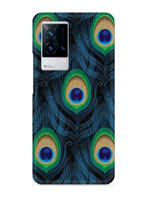 Seamless Pattern Peacock Snap Case for Iqoo 8 Zapvi