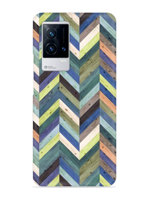 Chevron Random Color Snap Case for Iqoo 8 Zapvi