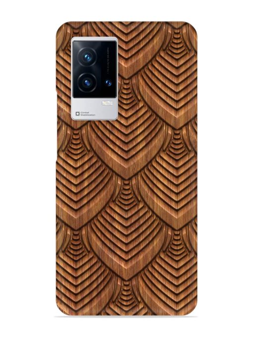 Carved Pattern On Snap Case for Iqoo 8 Zapvi