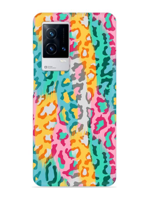 Seamless Vector Colorful Snap Case for Iqoo 8 Zapvi