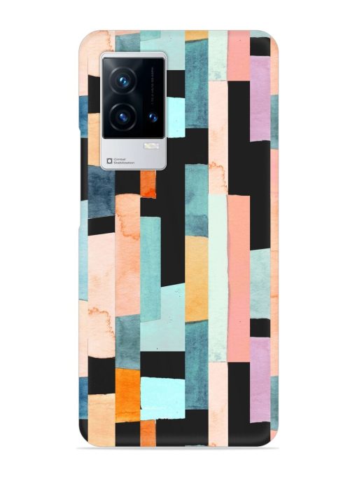 Geometric Seamless Pattern Snap Case for Iqoo 8 Zapvi