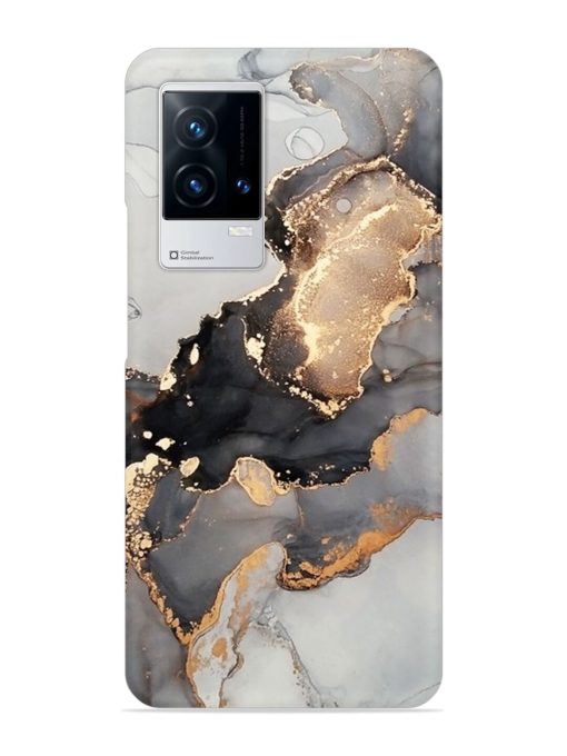 Luxury Abstract Fluid Snap Case for Iqoo 8 Zapvi