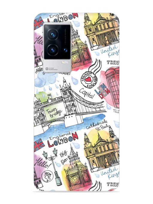 Vector London Landmark Snap Case for Iqoo 8 Zapvi