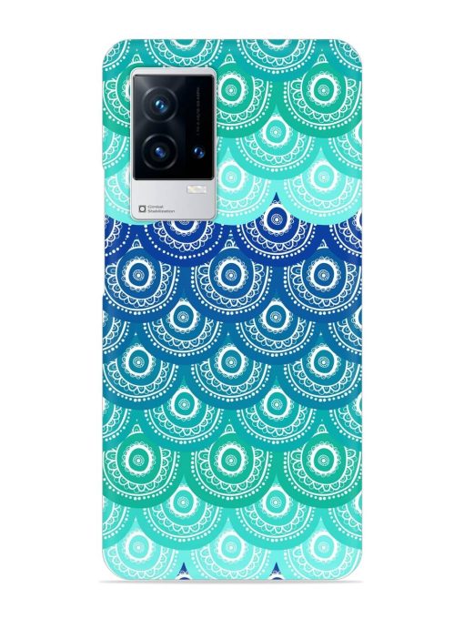 Ethnic Seamless Pattern Snap Case for Iqoo 8 Zapvi