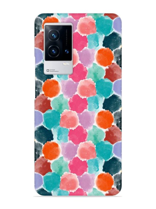 Colorful Seamless Pattern Snap Case for Iqoo 8