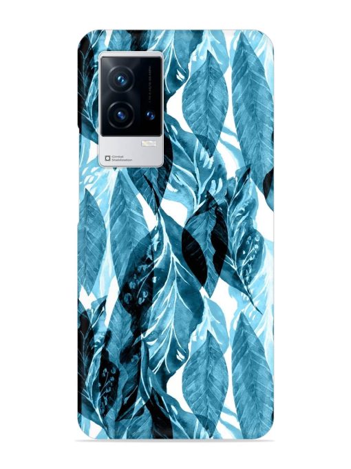 Leaves Pattern Jungle Snap Case for Iqoo 8 Zapvi