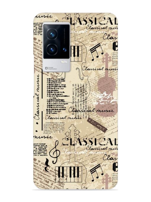 Classical Music Lpattern Snap Case for Iqoo 8 Zapvi