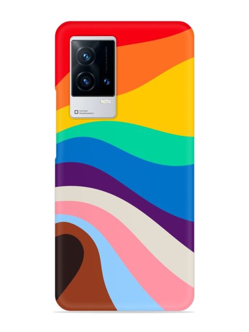 Minimal Pride Art Snap Case for Iqoo 8 Zapvi