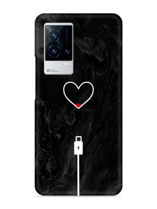 Heart Charging Vector Snap Case for Iqoo 8 Zapvi