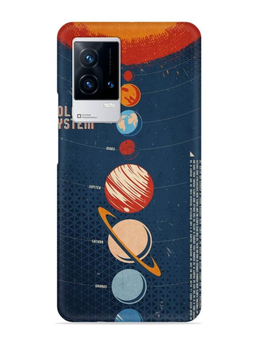 Solar System Vector Snap Case for Iqoo 8 Zapvi