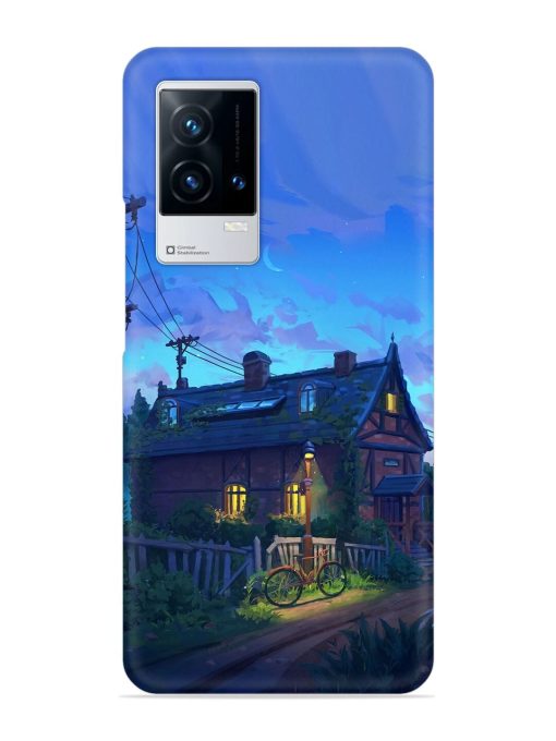 Beautiful Village House Snap Case for Iqoo 8 Zapvi