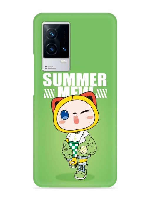 Summer Mew Snap Case for Iqoo 8 Zapvi