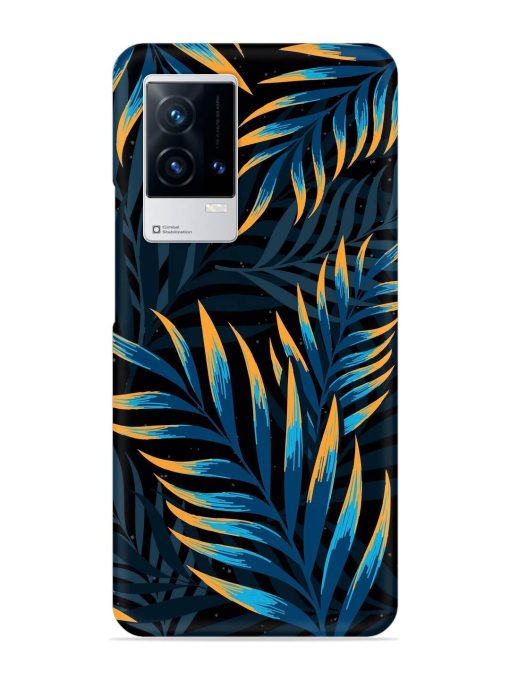 Abstract Leaf Art Snap Case for Iqoo 9 (5G) Zapvi