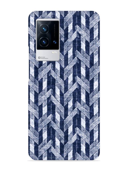 Abstract Herringbone Motif Snap Case for Iqoo 9 (5G)